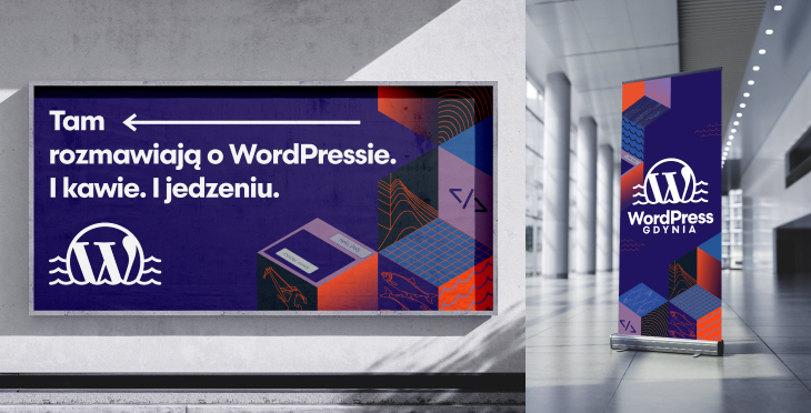 Projekt bannerów WordCamp Gdynia 2024